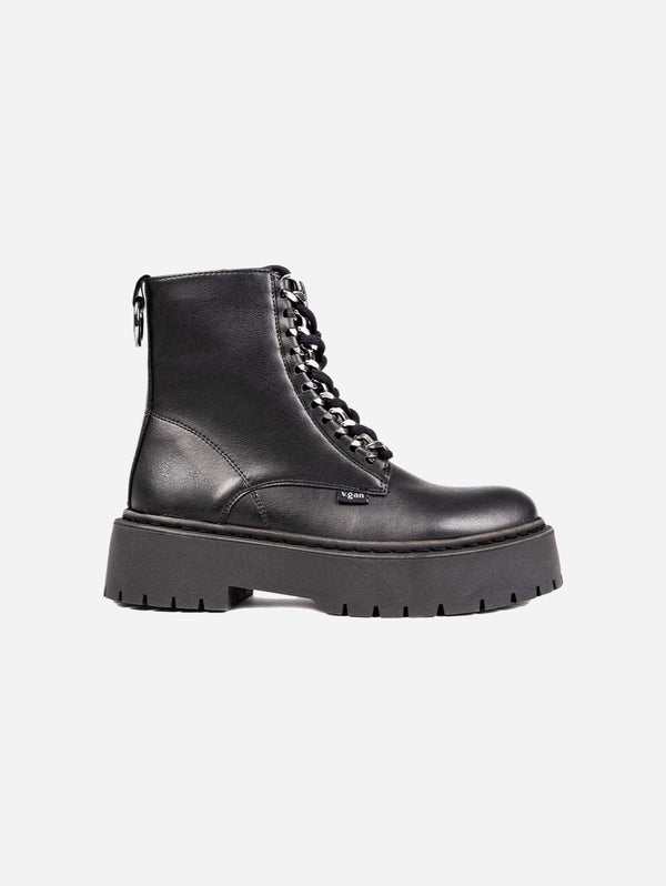 V.GAN Bernet Women's Vegan Leather Platform Boots | Black UK5 / EU38 / US7