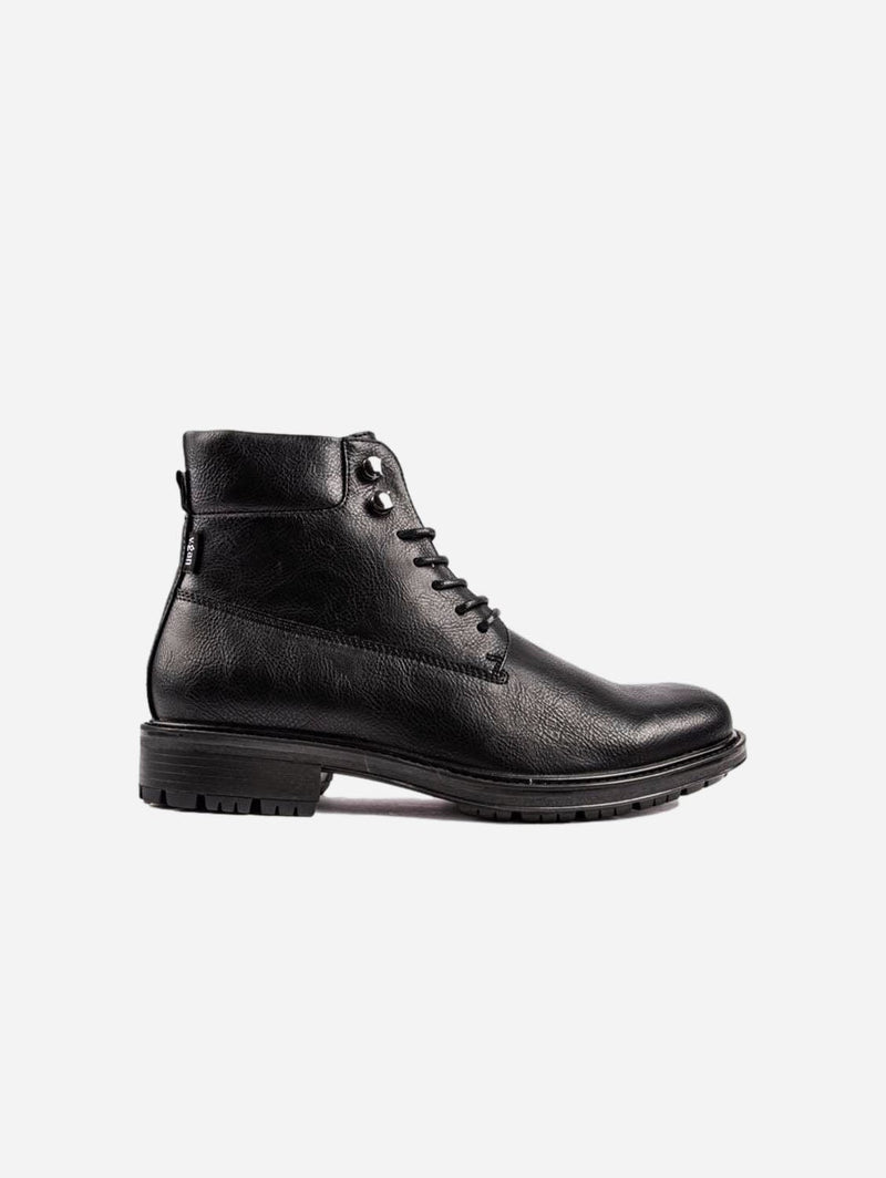 V.GAN Cress Men's Vegan Leather Work Boots | Black UK6.5 / EU40 / US7.5