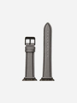 Immaculate Vegan - Votch Apple Compatible Apple Leather Vegan Watch Strap | Dark Grey & Space Grey 38/40mm