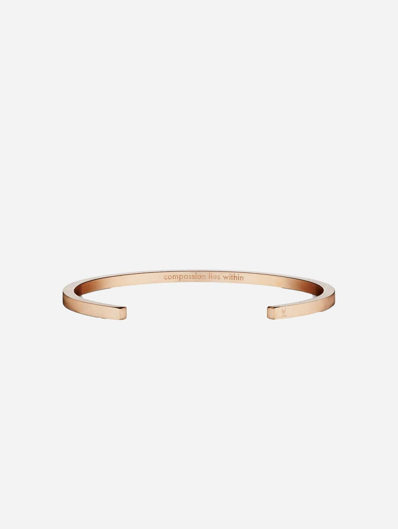 Votch Ilse Collection 316L Stainless Steel Rose Gold Bangle