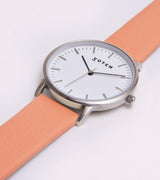 Immaculate Vegan - Votch Silver & Coral Vegan Watch | Moment
