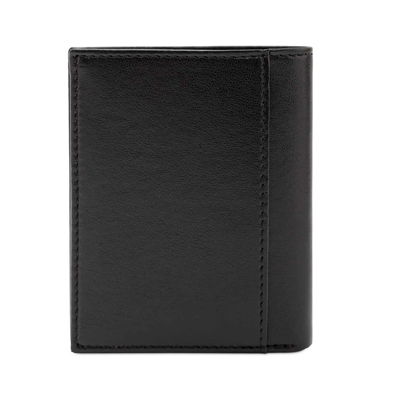 Watson & Wolfe Card Wallet with Notes Pocket in Black & Red Dual Colour