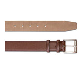 Watson & Wolfe Classic Vegan Leather Belt | Brown