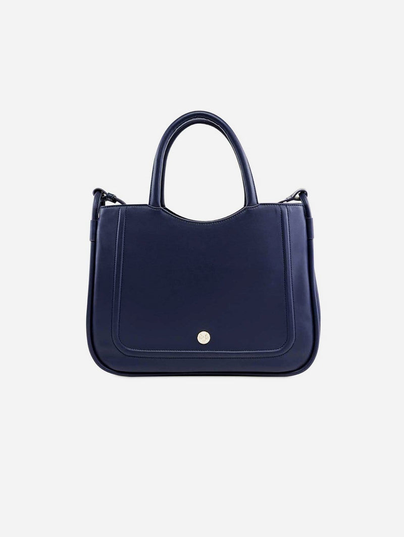 Vintage Naturalizer Handbag Purse Navy Blue Leather - Etsy