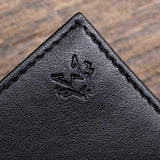 Immaculate Vegan - Watson & Wolfe Trifold Vegan Leather RFID Protective Wallet for Key Belt Chain | Black