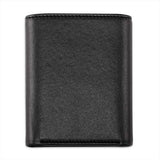 Watson & Wolfe Vegan Leather RFID Protective Trifold Wallet | Black