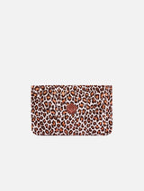 Immaculate Vegan - Willa Phoenix The Miami Vegan Leather Clutch | Leopard Print Leopard Print / One size