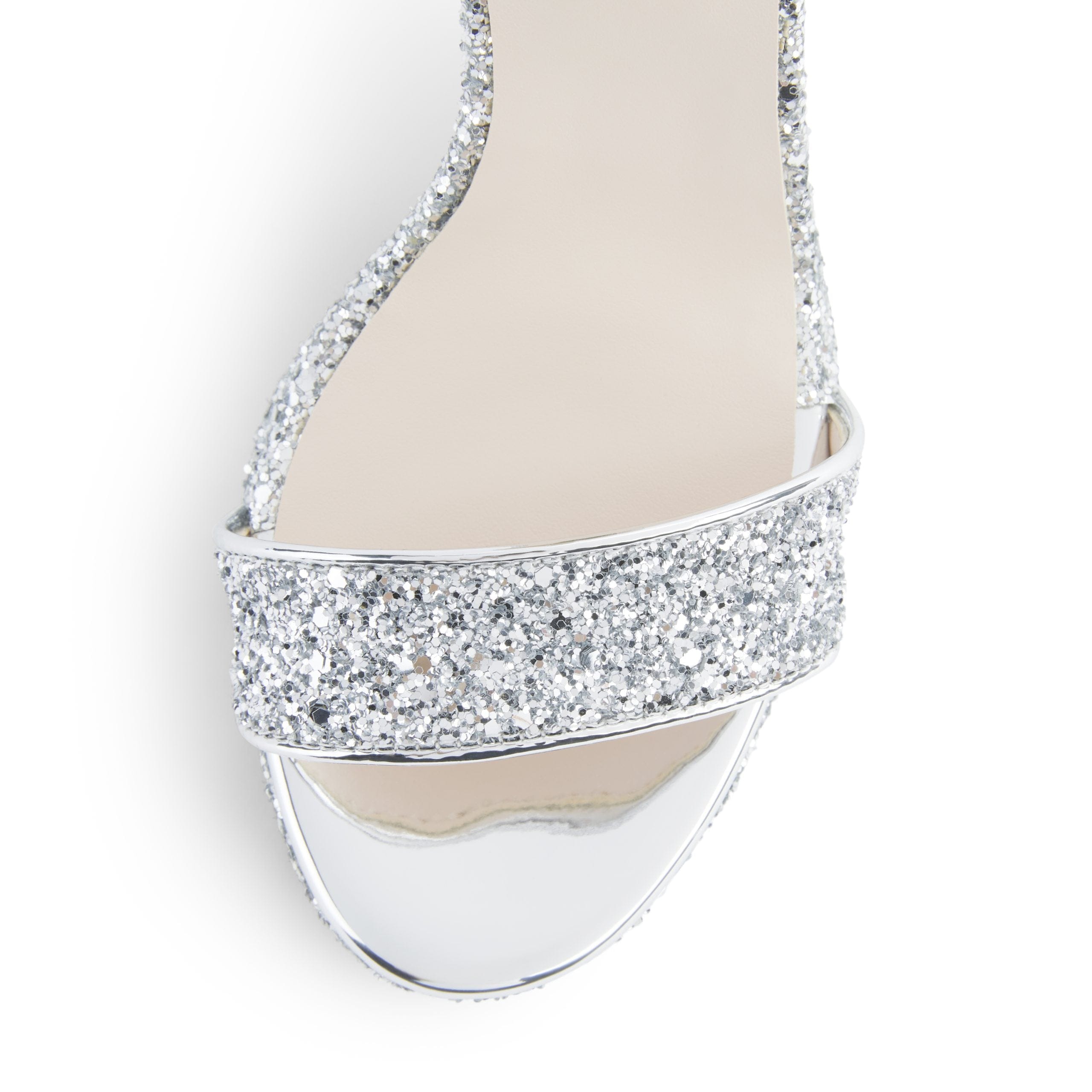 The Las Vegas Vegan Leather Glittered Stilettos | Platinum – Immaculate ...