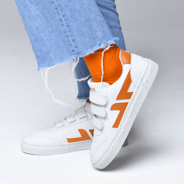 Zeta Shoes Alpha Velcro Orange